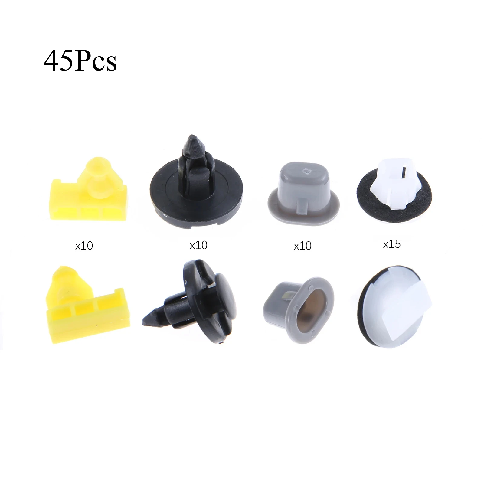 45Pcs Car Wheel Arch Trim Moulding Retainer Fender Flare Fastener Clip for Nissan Juke Murano Armada Rogue QX56 QX80 01553-09321