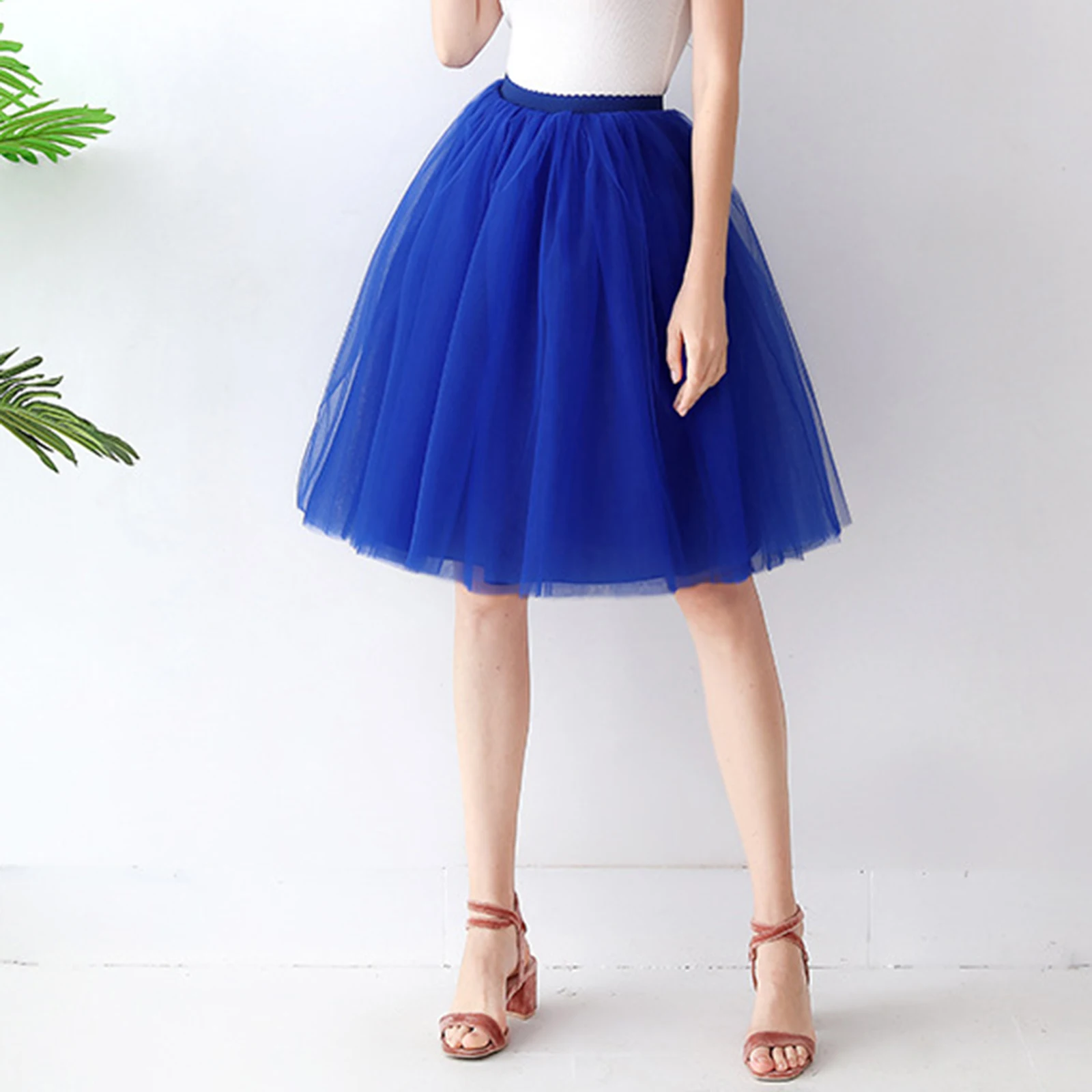 

Women Large Costume Tulle Skirt Tutu Underskirt Short Gown Ballet Dance Dress Evening Dress Occasion Pleated Skirt Girls