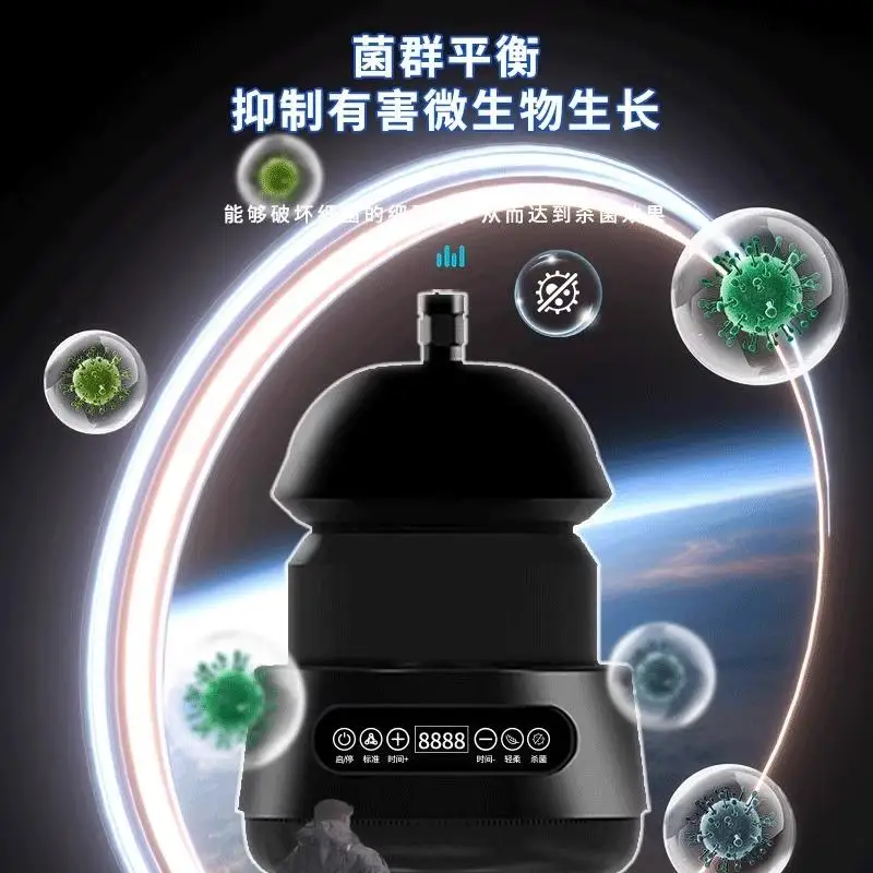 Scalp oxygen cabin Anti-aging head therapy instrument Rechargeable high-end introduction serum care Oxygen injection machine
