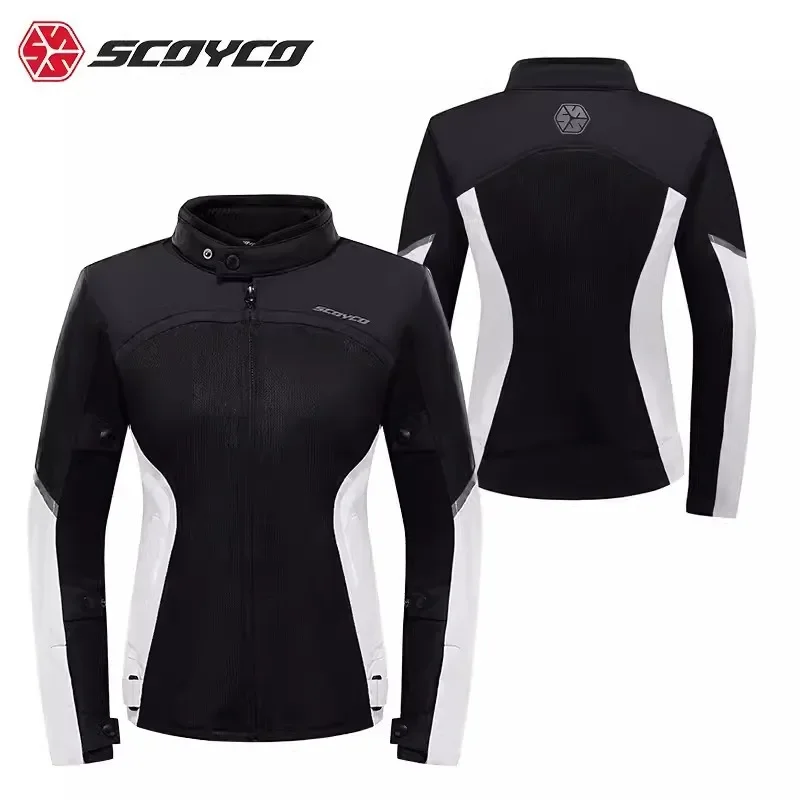 

Scoyco Motorcycle Jacket Women's Summer Mesh Breathable Machine Racing Slim-fit Anti-fall Wear-resistant Off-road Jacket