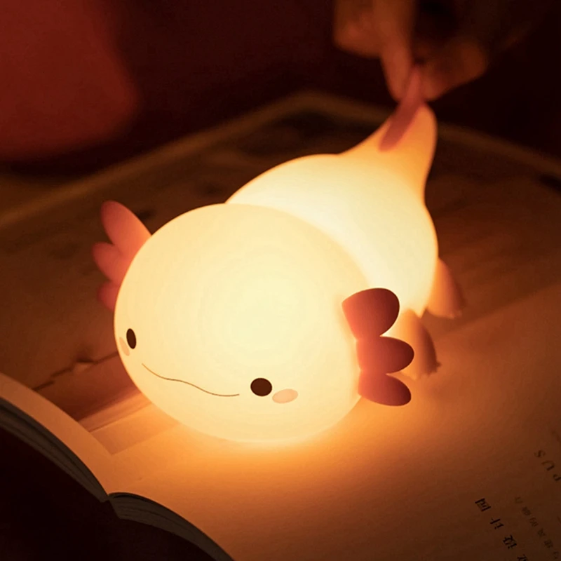 Touch Control USB Rechargeable Bedside Lamp Animal Shape Silicone Baby Night Light For Babies, Kids And Girls Gifts