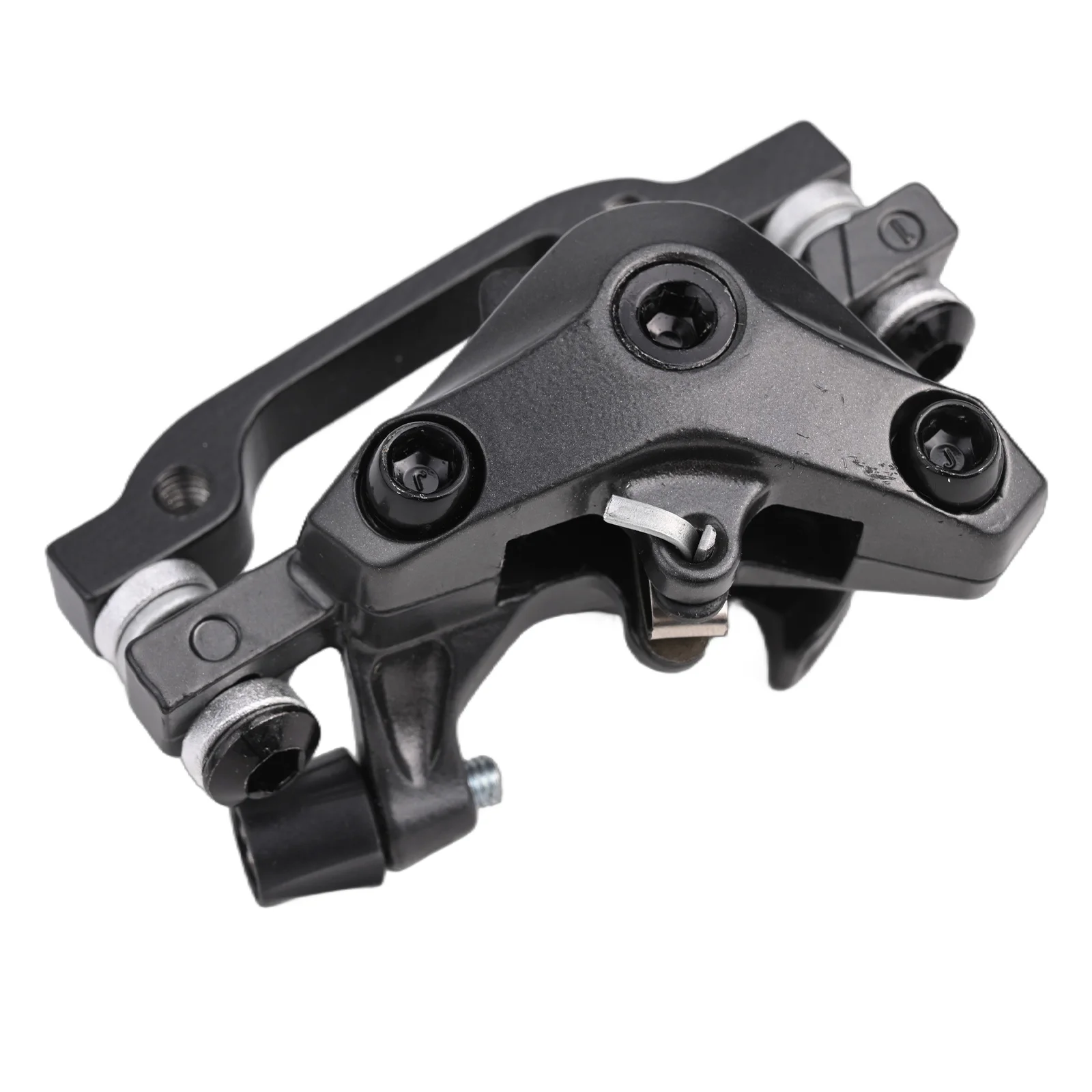 1 Pieza de Freno de Disco para Bicicleta de Montaña BB8, Freno de Disco Ajustable de Doble Cara, Accesorio de Freno de Aleación de Aluminio Negro para Bicicleta