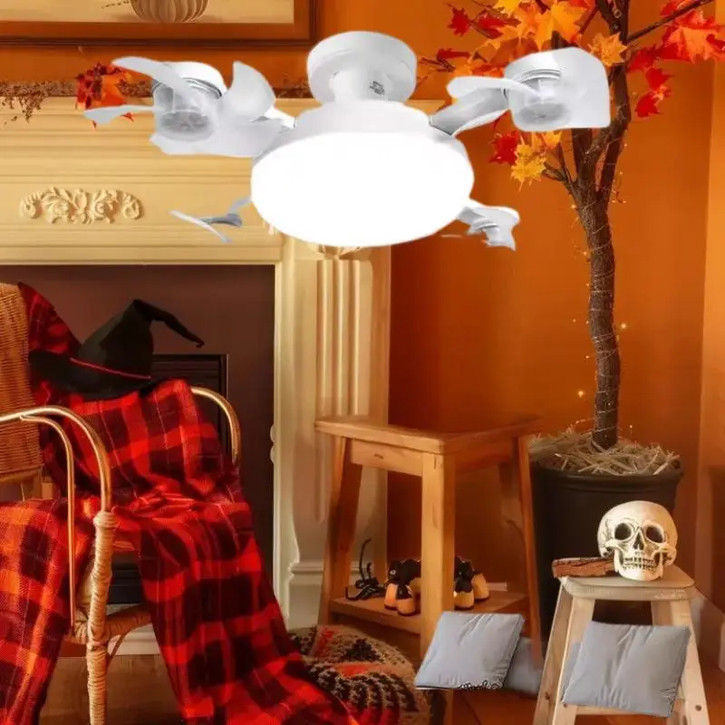 

Electric Ceiling Fan with LED Light Remote Control Dimming Drone Fan E27 Silent Ceiling Drone Fan Home Air Conditioning Fan
