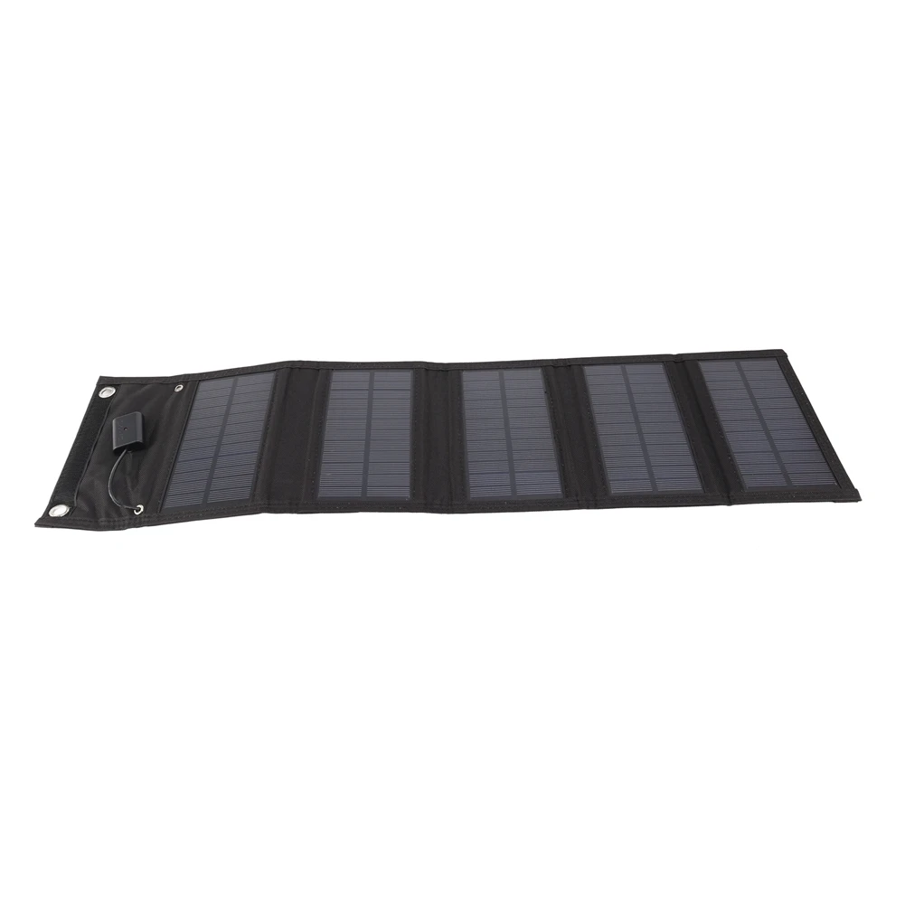 B03C-2X 70W Foldable USB Solar Panel Portable Folding Waterproof Solar Panel Outdoor Mobile Power Battery