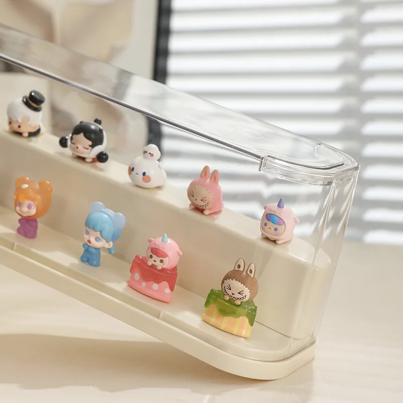 Figure Storage Box for Figures Acrylic Transparent Ornaments Dust Proof With Lid Boxes Organizer Locker Blind Display Action