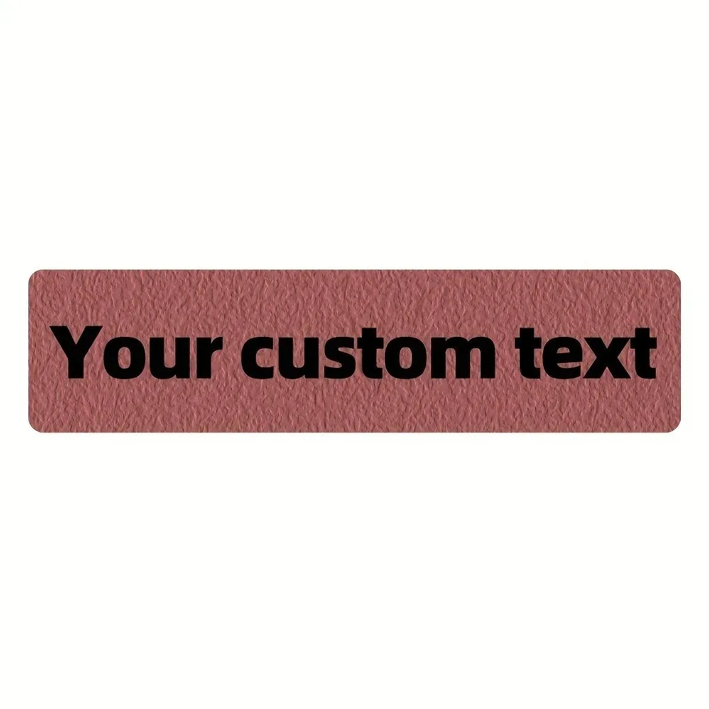 [CIFbuy][2D Flat] 1pc Custom Reddish‑Brown Textured Aluminum Street Sign,Personalized Home Wall Decor (Only For Decoration)