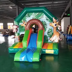Deer Inflatable Castle Deer Bounce House Indoor Playground Inflatable Jumping House for Party