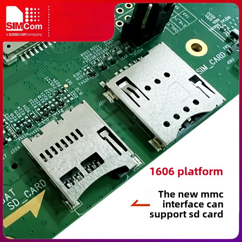 Módulo de comunicação SIMCOM core signal A7680C 1606 plataforma 4g com posicionamento de voz dual SIM suporte cartão SD