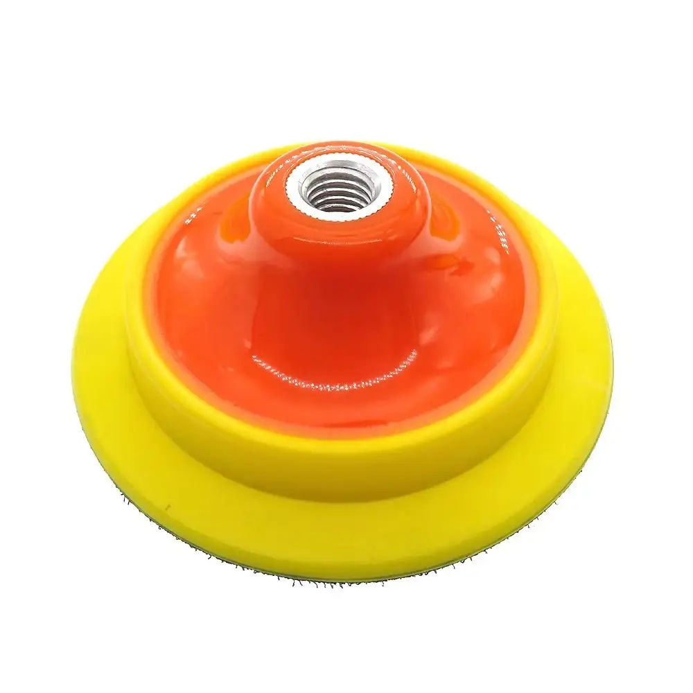 1Pcs 2-7 Inch Universal Backing Plate Plastic And Metal Hook And Loop Fastener Sanding Pad Backer M10 M14 M16 Thread
