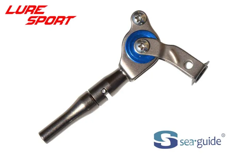 SEAGUIDE SCXRHT-T Silberblauer Stahlrahmen mit Messingrollen-Oberführung, Hochleistungs-Bootruten-Bauteil, Reparatur-DIY-Zubehör – Detail 2