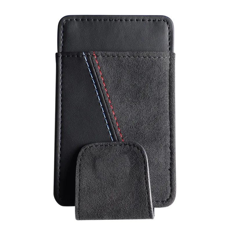 

Сделано из алькантары для BMW E90 E60 F10 F30 F20 G30 G20 X1 X3 X5 Многофункциональный держатель для очков в салоне автомобиля, зажим для карт, аксессуары