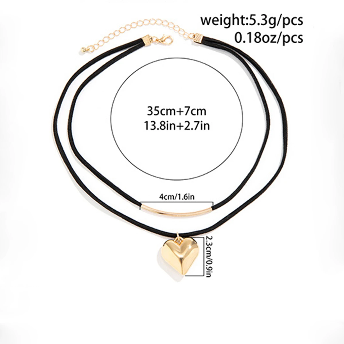 فاسق الأسود المخملية الصغيرة الحب القلب قلادة قلادة للنساء خمر حبل أسود أنيق قابل للتعديل المختنق المجوهرات الجمالية