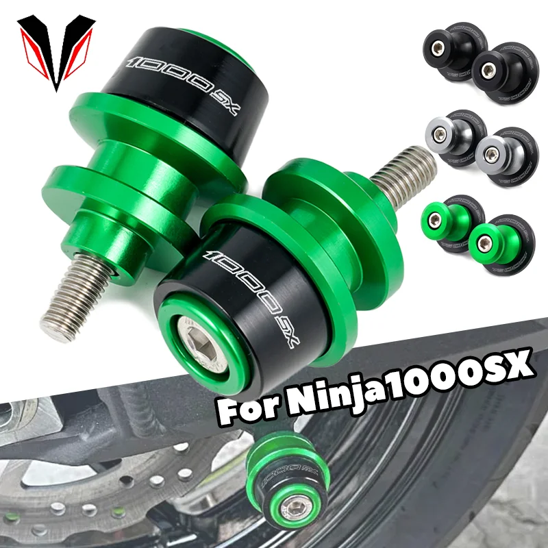 Ninja1000sx For Kawasaki NINJA 1000 SX NINJA 1000SX 2020 2021 20222 Swingarm Spool Slider Stand Screws Motorcycle Accessories