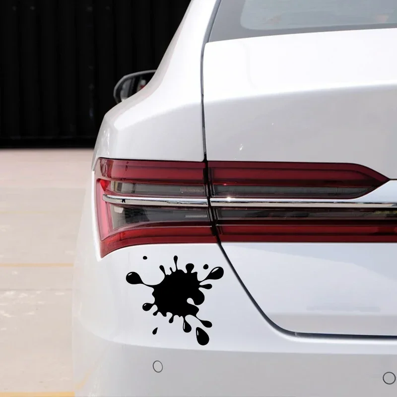1/2Pcs Car Interior Stickers with Interesting Spots Vinyl Stickers White/black Car Stickers for Car Decorations
