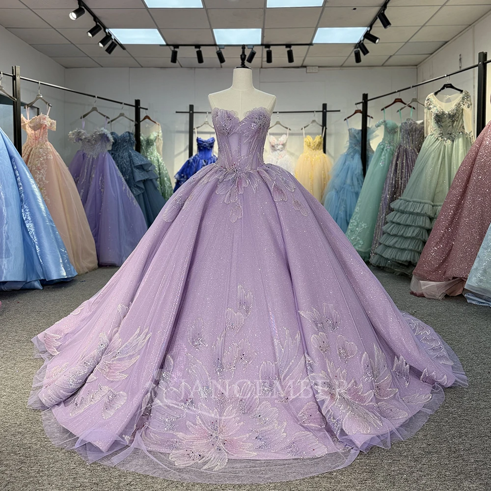 

Блестящие фиолетовые платья Quinceanera по индивидуальному заказу без рукавов с пайетками Vestido De 15 лет Quinceanera Vestidos de 15 años quinceañeras DY1385