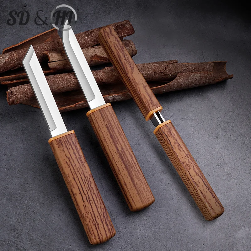 Stainless Steel High-grade Double Knife Portable Fruit Dragon And Phoenix Double Knife