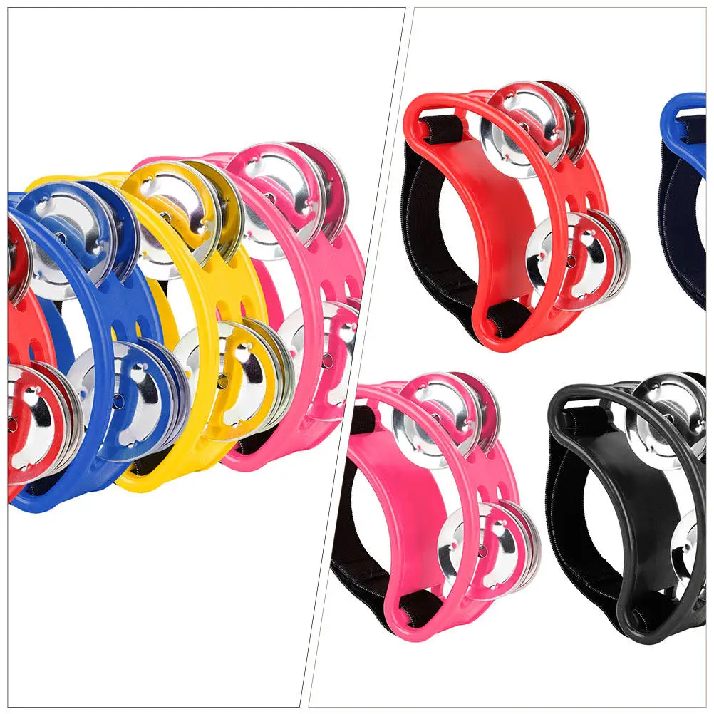 

Foot Bells Musical Instrument Percussion Foot Bell Rhythm Shakers Stage Performance Tambourine Hand-Eye