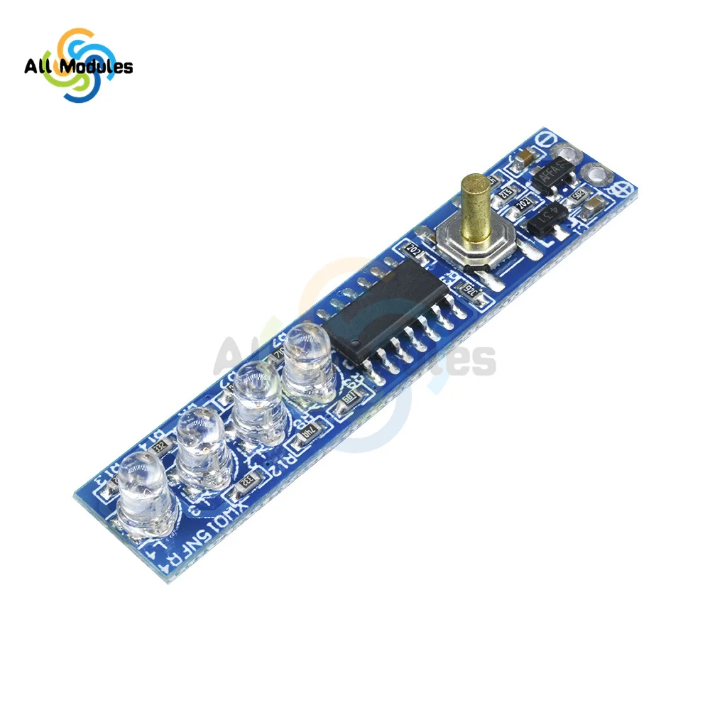 1S 2S 3S 4S Lithium Battery Capacity Indicator LED Indicator Display Board Module Power Level For 18650 Lithium Battery DIY Kit