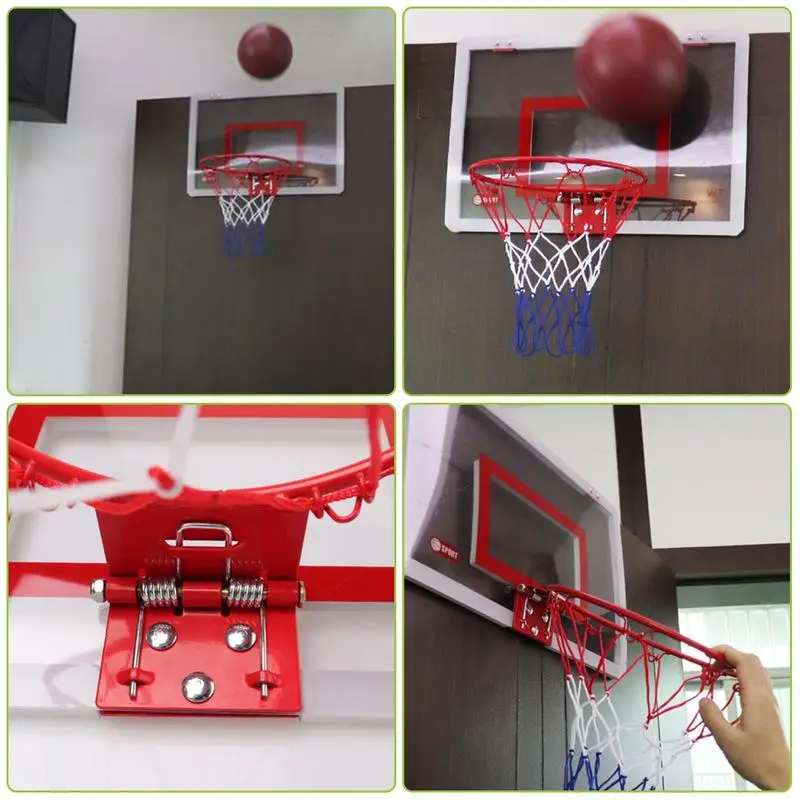 Basketball Hoop For Door Mini Basketball Hoop Over The Door Wall Mounted Indoor Wall Mounted Basketball Goal Small Basketball