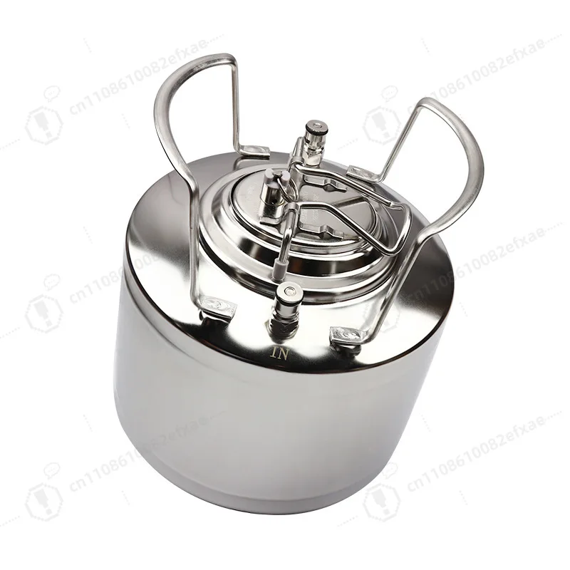 

Food Grade Stainless Steel Ball Lock Keg 6L 10L 19L Home Brewing Fermentation Barrel Wine Beer Making Tank DIY Craft Beer