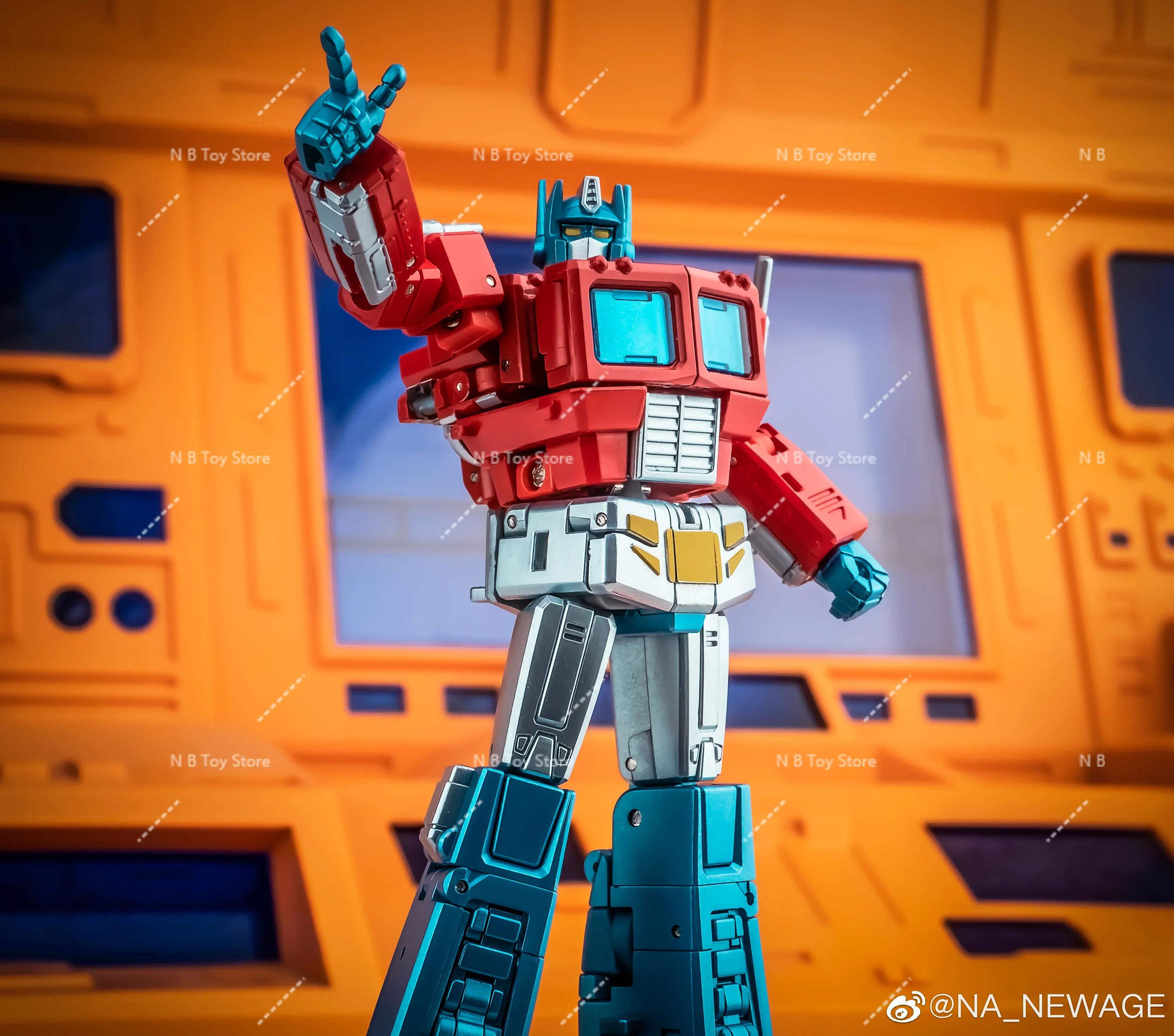 Figurka akcji z anime z pudełkiem, robot transformujący H27C, H-27C, dowódca OP, David Optimus, aktualności w magazynie