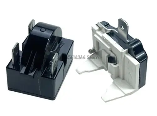 Relé de arranque PTC para refrigerador 15 Ohm 3 pines + protector de sobrecarga térmica 1/6HP