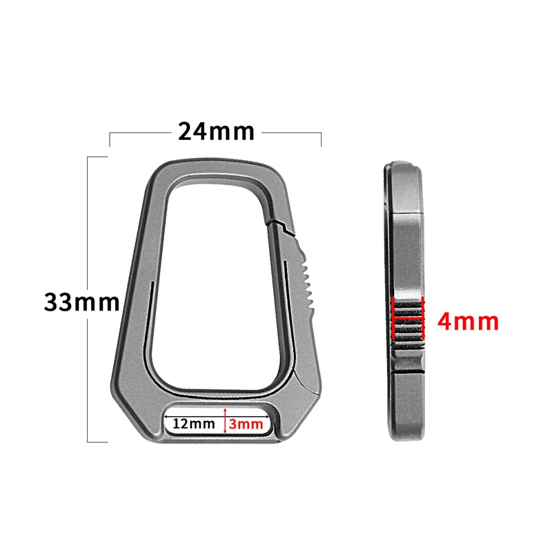 

Outdoor Portable EDC Titanium Alloy Mini Keychain Pendant