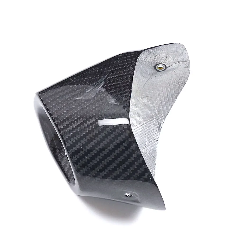 For BMW R1300GS 2024 2025 100% 3K Dry Carbon Fiber Exhaust Pipe Cover Heat Shield Guard Protector Motorcycle Accessories Part