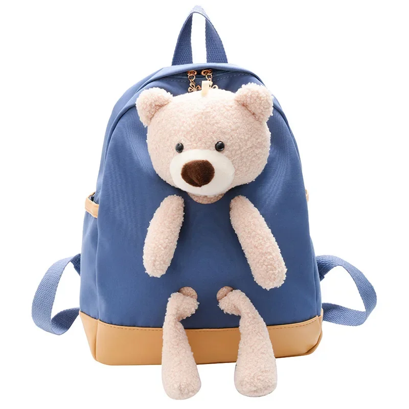 Children\'s Backpack Cartoon Bear Doll School Bags for Girls Boys Kindergarten Cute Shoulders Bag Toddler Gifts Mochila Infantil