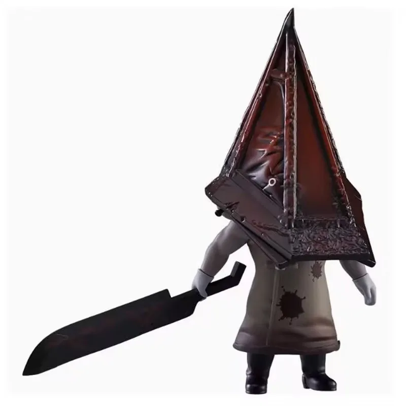 Anime silent hill 2 figura vermelha pyramd coisa 2572 figura de ação montar mudança rosto brinquedo colecionável modelo artesanal boneca presentes