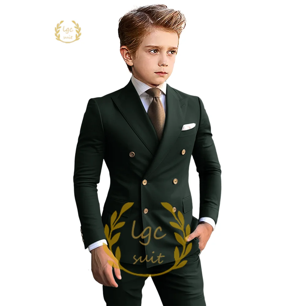 

Boys formal suit 2-piece suit 2~16 years old custom boys double-breasted slim classic handsome suit children's tuxedo