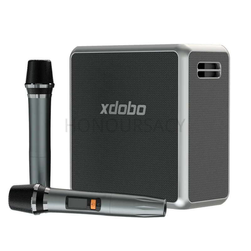 

Портативная караоке-колонка XDOBO 140W с 2 беспроводными микрофонами, водонепроницаемость IPX5, 12 часов работы, глубокий бас, для домашних вечеринок и мероприятий на открытом воздухе