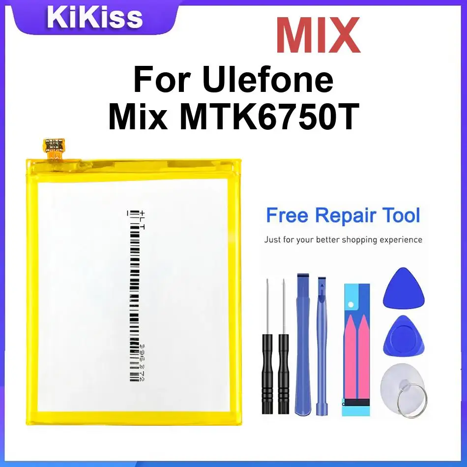 MIX Mobile Phone Battery For Ulefone Mix 1 MTK6750T Replacement Batteries