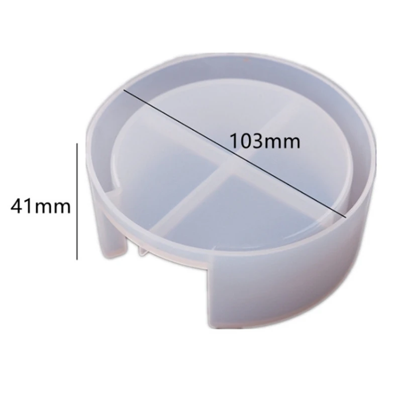 7 Pcs Silicone Coaster Molds For Resin Casting Epoxy Resin Coaster Molds Kit Including 2 Pcs Square 2 Pcs Round Coaster