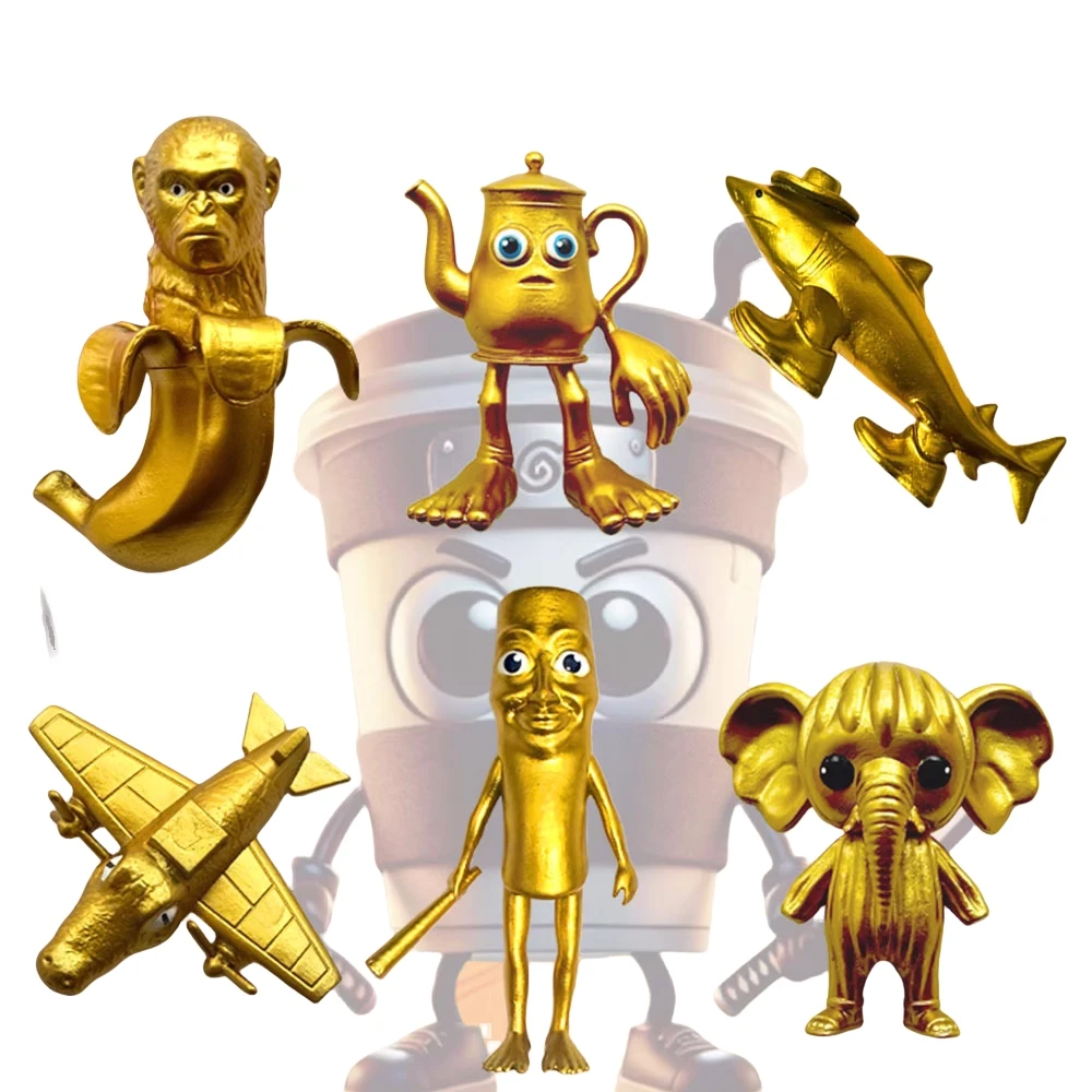 

6 шт. 3,5 дюйма ПВХ Tungtungtung Sahur Tralalelo Tralala Bombardiro Crocodill Фигурка Коллекционная модель Гаражный комплект Игрушки в подарок