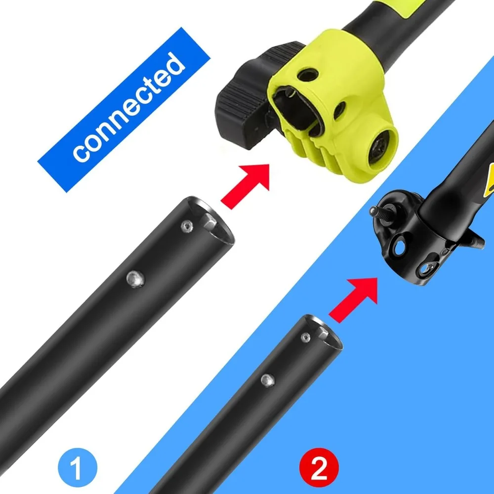 مرفق أداة تشذيب العمود المرن لأدوات تشذيب سلسلة Worx وTroy-Bilt وSunseeker ورؤوس الطاقة #5