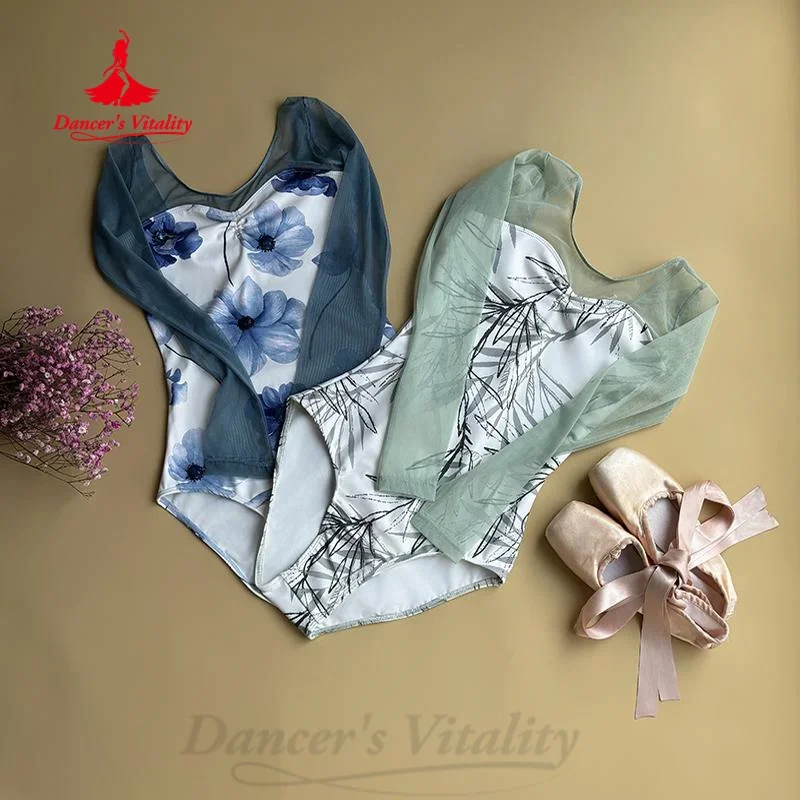 

Ballet Dance Costume for Women Autumn Long Sleeve Bodysuit Adult and Children Artistic Examination Yoga Dancing Practice Clothes