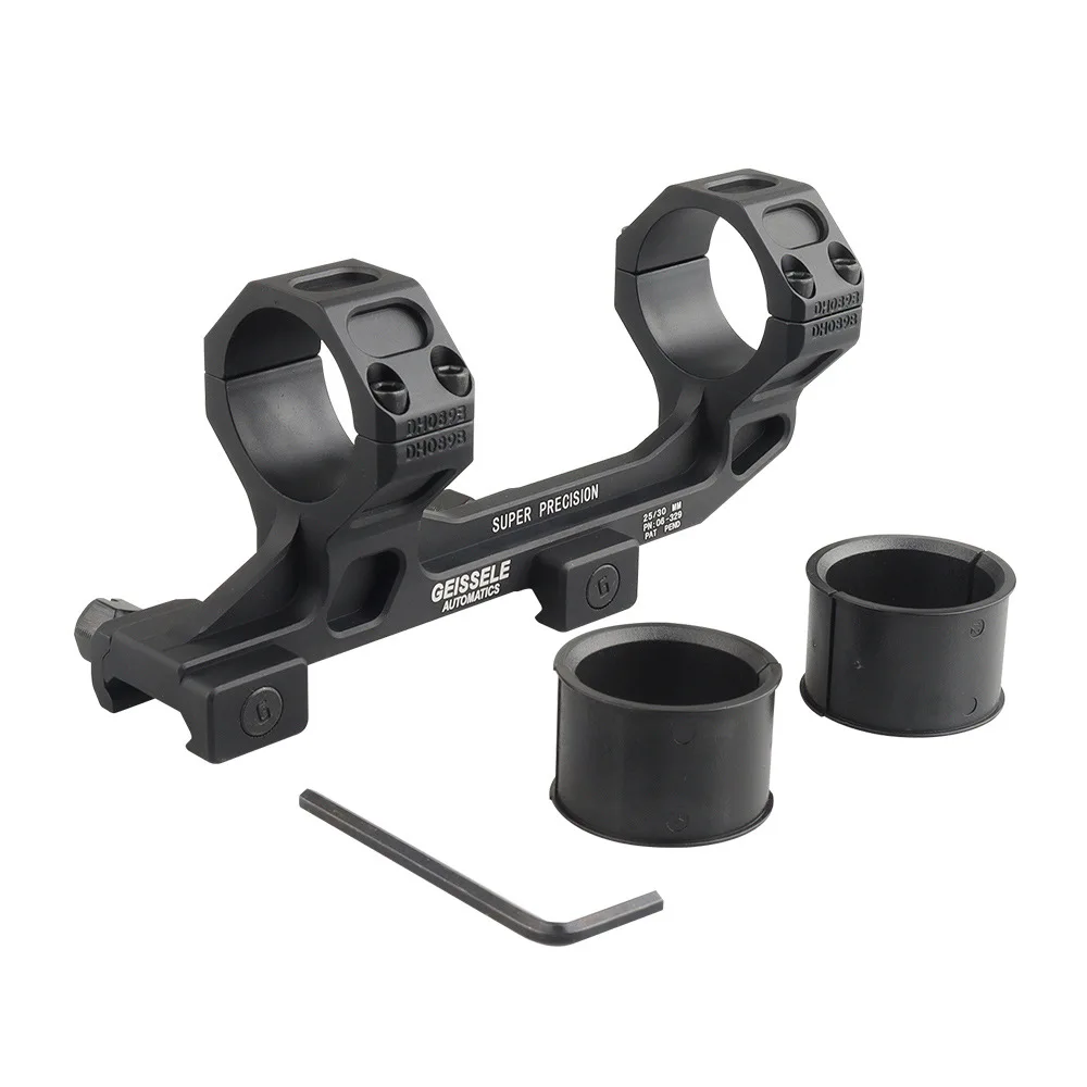 Support de portée tactique GEISSELE 1.54 30mm 25.4mm, double anneau, Rail de 20mm, une pièce, pistolet jouet, vue optique, support de Base de lunette de visée