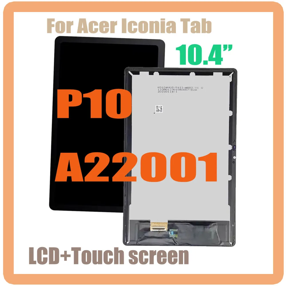 

НОВЫЙ ТЕСТ WELL 10,4-дюймовый IPS ЖК-дисплей для Acer Iconia Tab P10 A22001, ЖК-дисплей для планшета, замена дигитайзера сенсорного экрана