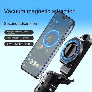 2026 magnetic Tripod Stand For Iphone Portable Pocket Size Selfie Stick With Rechargeable Remote Compatible With Android IOS 3