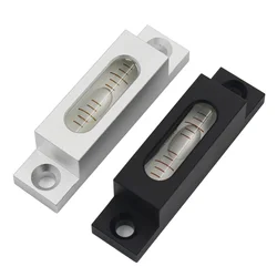 Mini Small High Sensitivity Strip Metal Spirit Level Bubble Gauge Inclinometer Length 60mm Accuracy 0.3mm/m 60 Seconds 1PCS