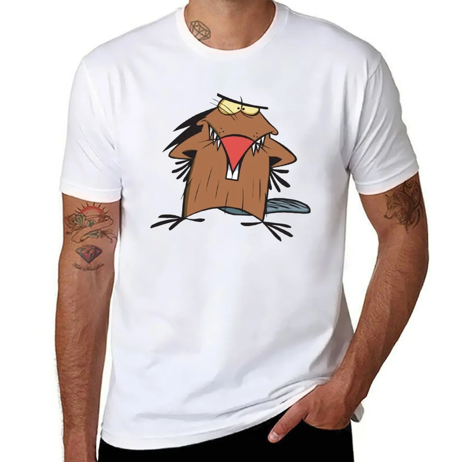 

Daggett from The Angry Beavers T-Shirt t shirt for man 100 percent cotton man t shirts for men anime tshirt T-Shirt