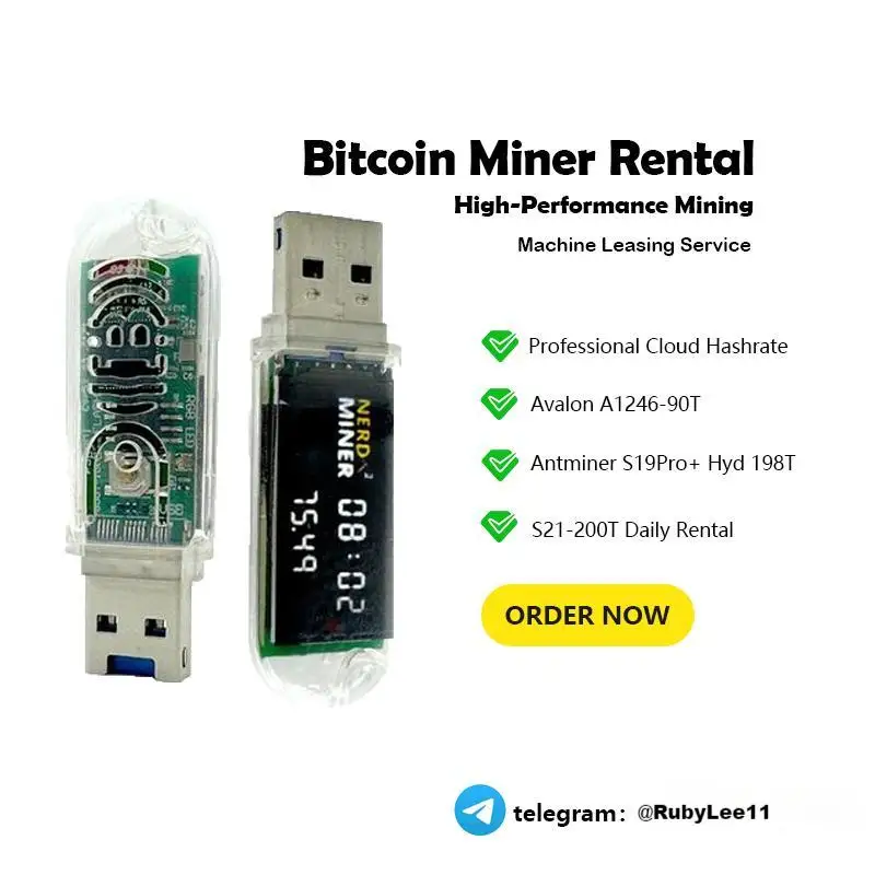 ASIC Miner Rental Antminer S21 200TH/S Avalon 1246 Rental BTC Miner Crypto Bitcoin Mining Machine Bitmain Antminer S19 Rental