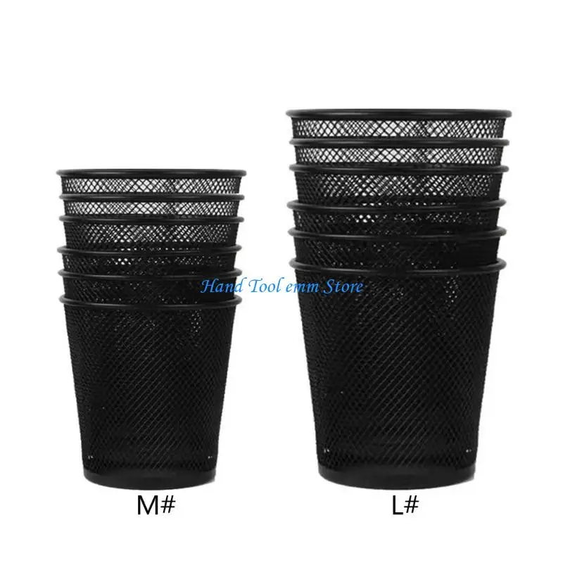 

H37F 6Pcs Multifunctional Desktop Pen Holders Cylinder Desk Management