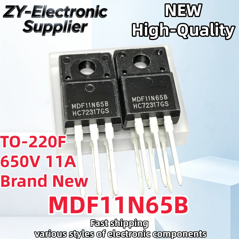 TO-220F NEW【10/20/30uds】MDF11N65B MDF11N65 650V 11A Best Quality In Stock