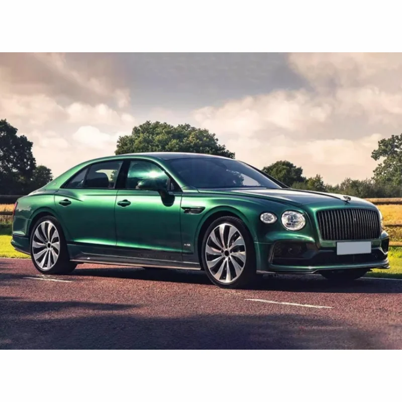 

Body Kit for Bently Flying Spur W12 2023 Upgrade to Carbon Fiber Front Lip Rear Diffuser Side Skirts Rear Wing Car Accessories