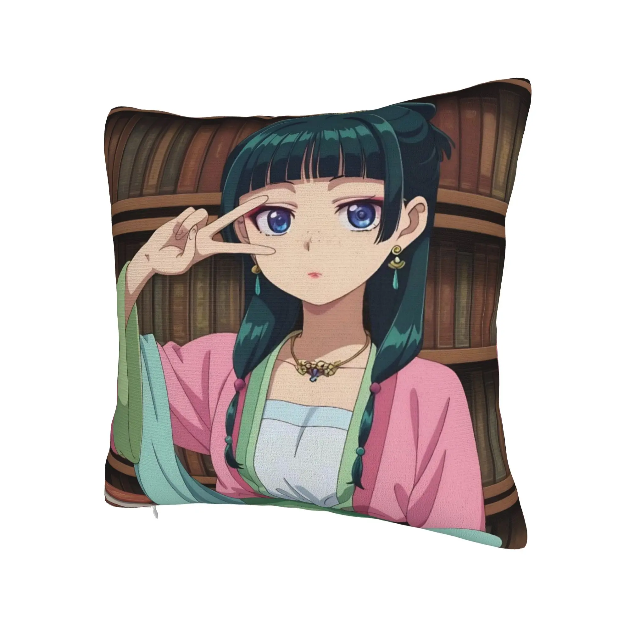 Decorative Pillowcase The Apothecary D-Diaries Maomao  Accessories Bed  Throw Pillow Case Cover Zipper Multi Size