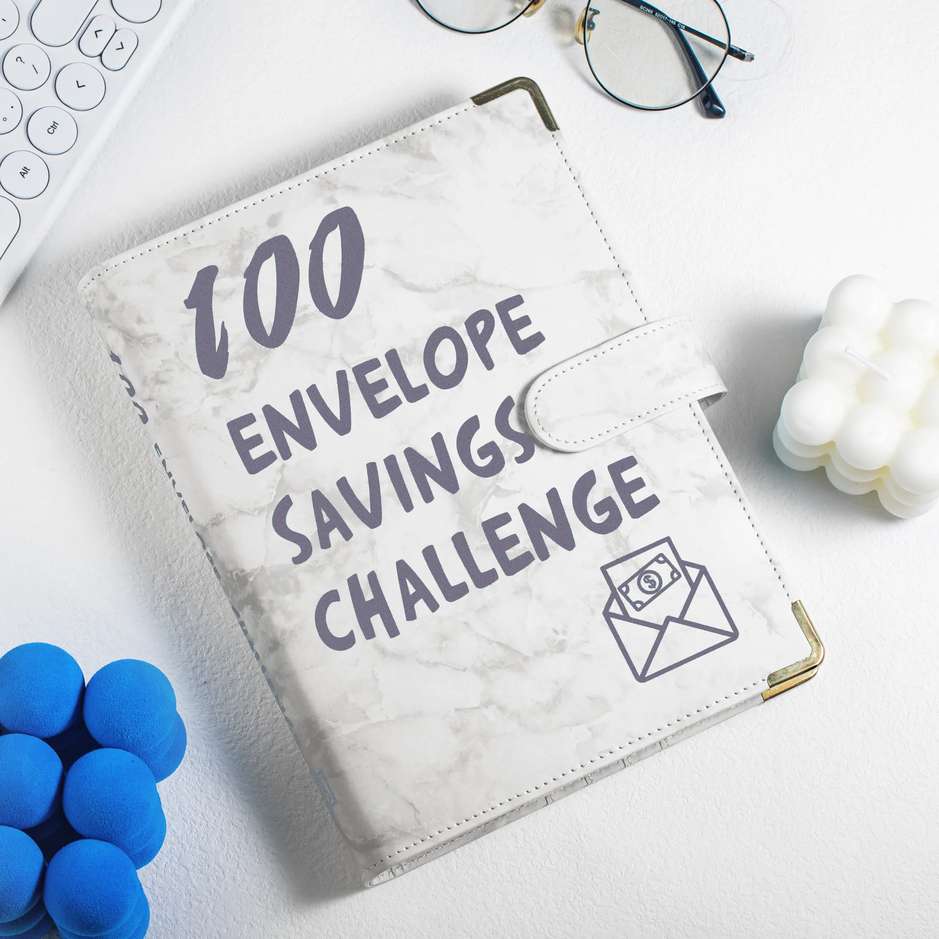 100 Envelope Easy and Fun Way To Save Money Notebook Binder with Cash Envelopes Challenge Budget Binder Savings Challenges