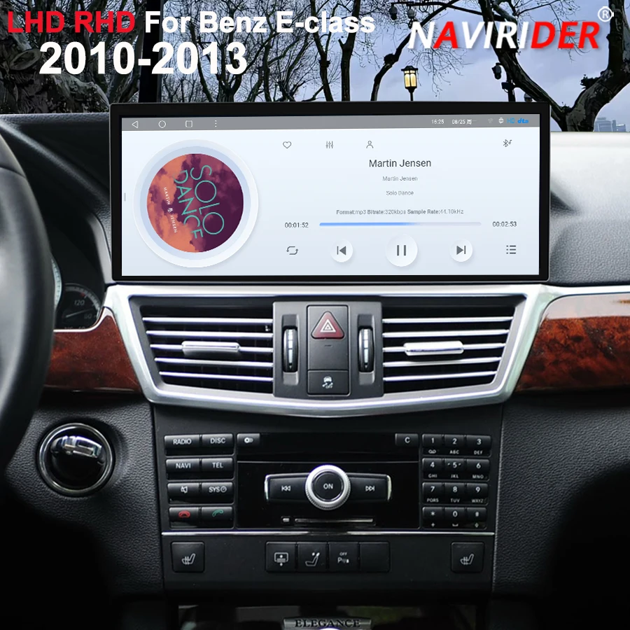 نظام مزدوج 15.8 بوصة شاشة الوسائط المتعددة لبنز E-class RHD LHD 2010-2013 اللاسلكية Carplay الملاحة أندرويد السيارات بلوتوث #1