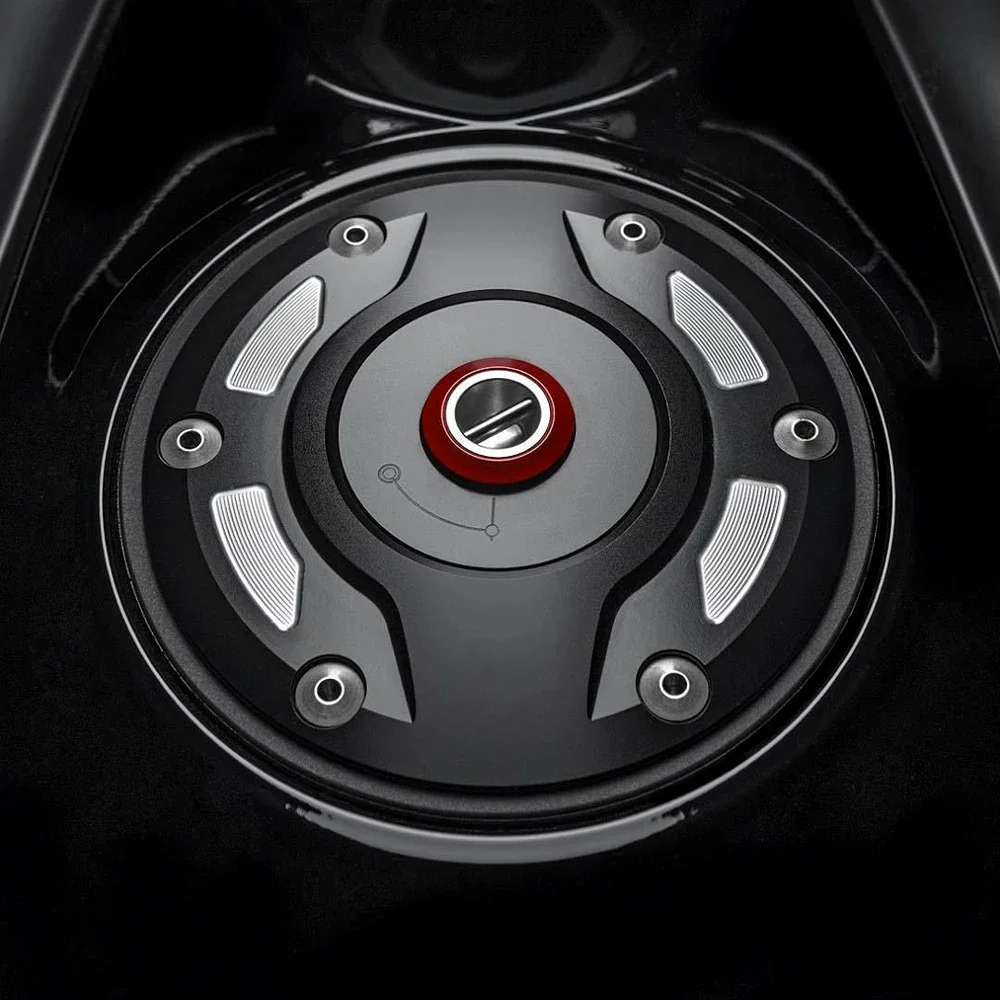 For DUCATI Multistrada 950 950S 1200 1200S 1260 1260S Diavel 1260/S DIAVEL1260 Motorcycle Tank Fuel Caps Case Gas CNC Aluminum